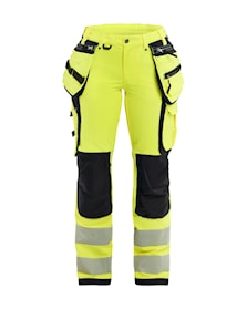 Pantaloni high vis stretch 4-vie donna