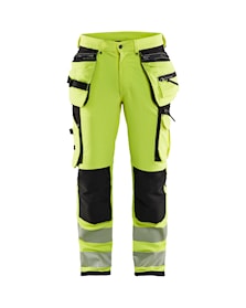 Pantalon stretch 4D haute-visibilité avec poches flottantes