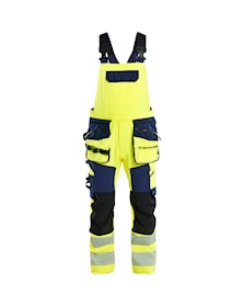 Augstas redzamības (Hi-Vis) kombinezons ar krūšu daļu un 4 virzienu elastību