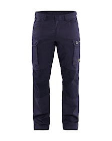 Flame resistant inherent trousers with stretch