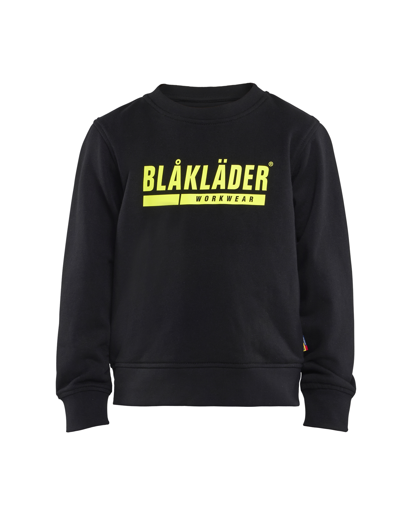Sweat de travail Enfant - Noir/Jaune fluo image