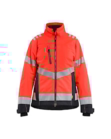 Dame High Vis Letforet Vinterjakke