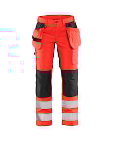 Pantalon artisan haute-visibilité stretch avec poches flottantes femme