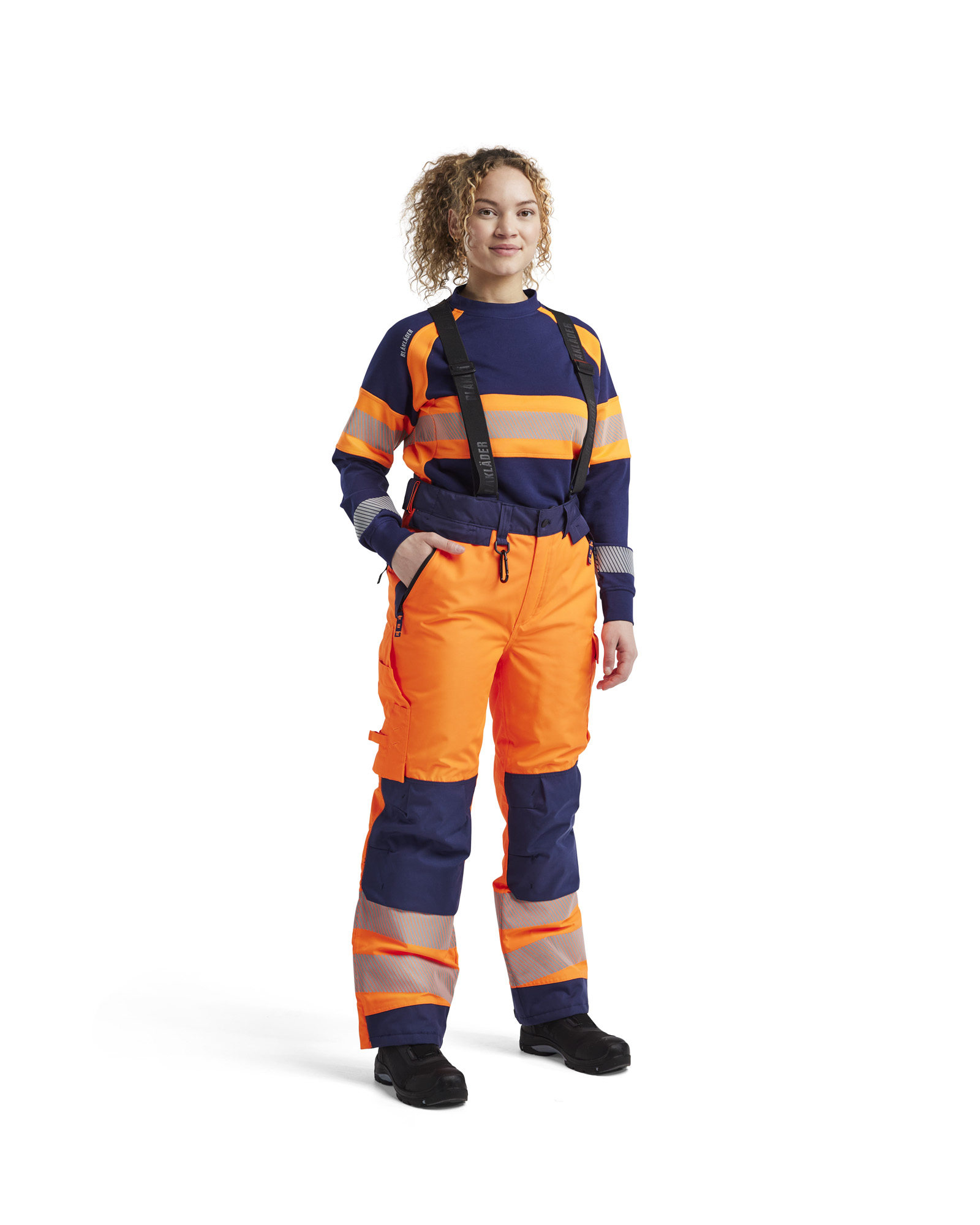 Orange fluo/Marine
