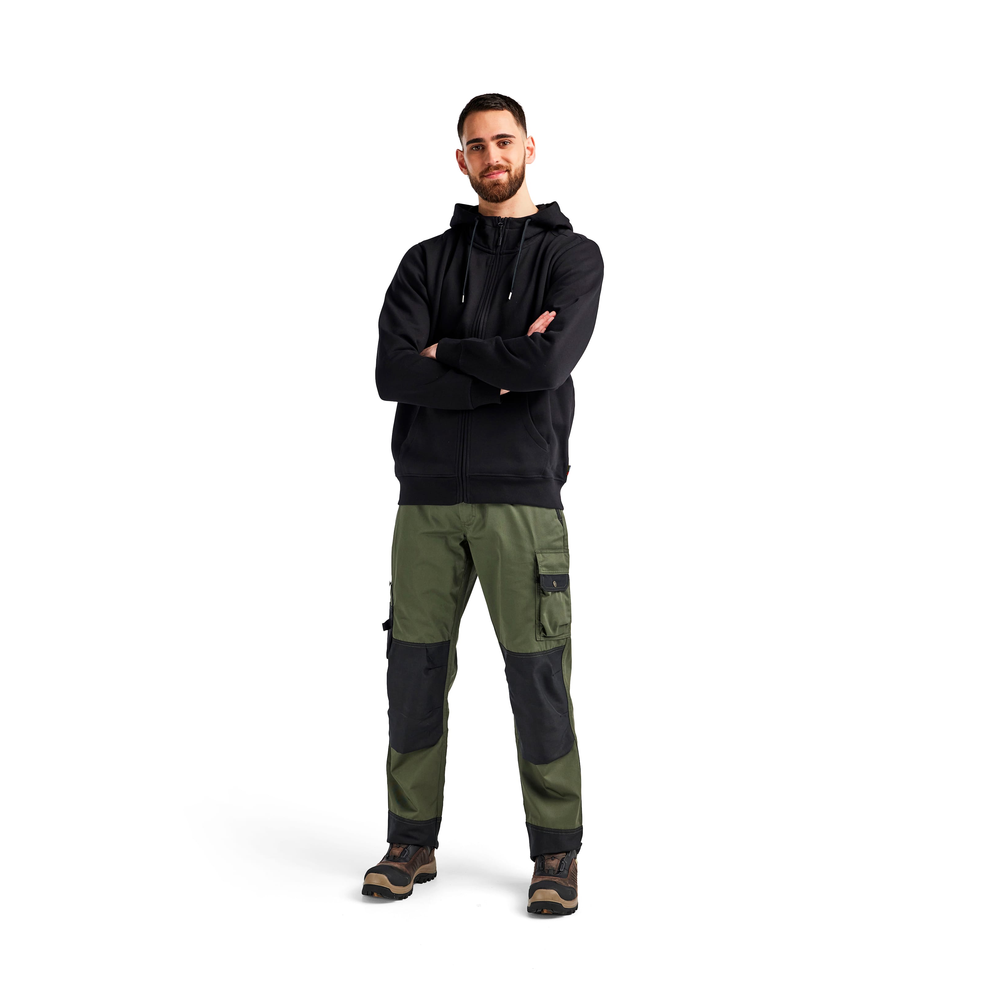 Blaklader 1454 Garden Trousers - Army Green/Black