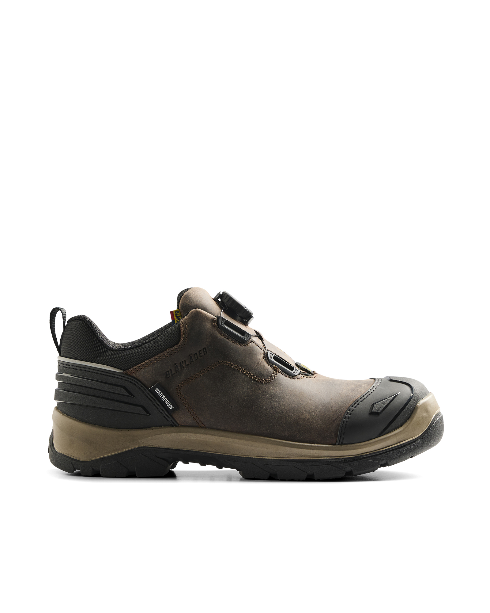 Chaussures de sécurité basses ELITE S3 imperméables - Marron/Noir image