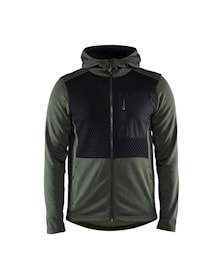 Hoodie with full-length zip
