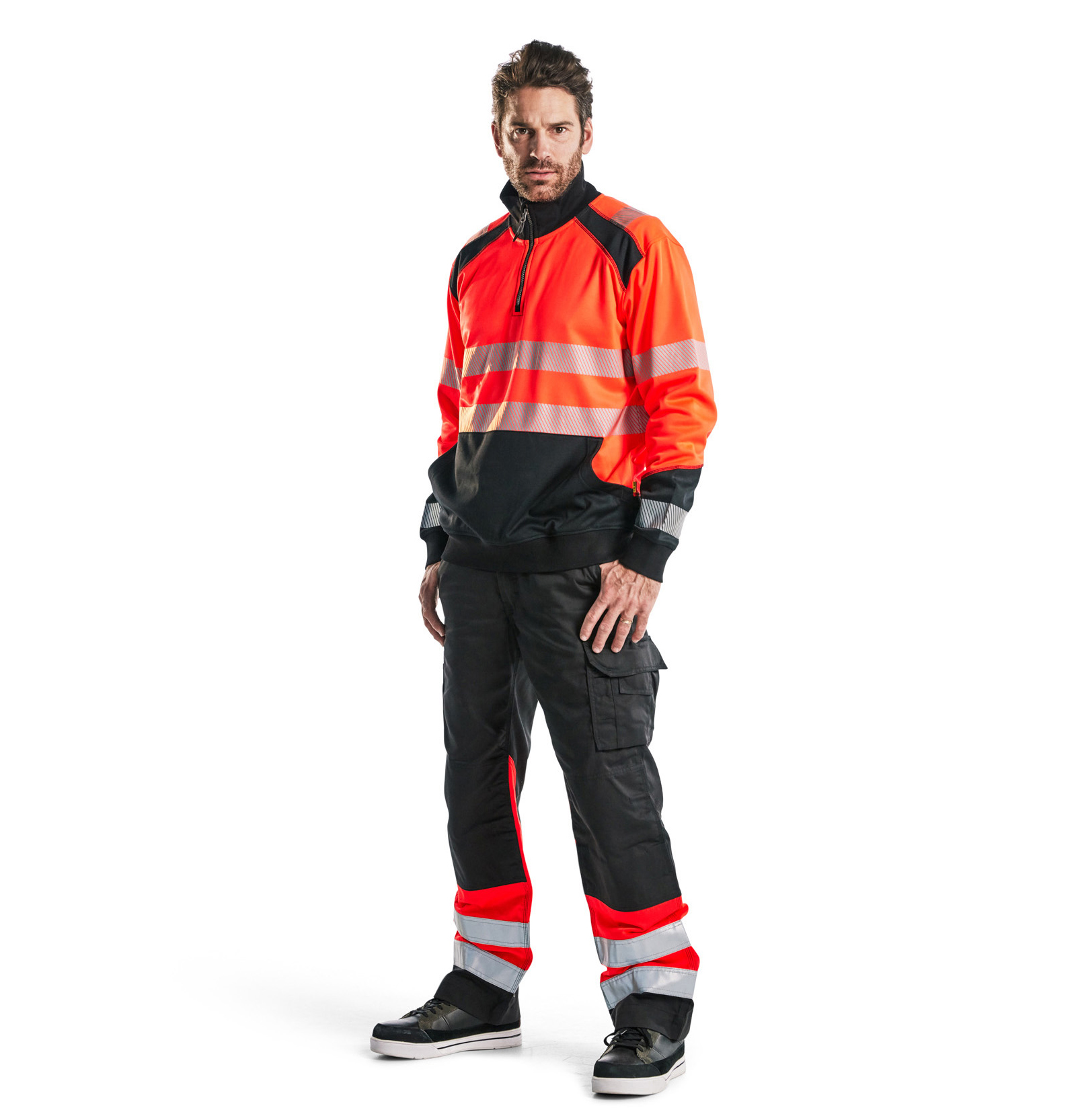 Noir/Rouge fluo