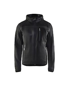 Gebreid vest met softshell