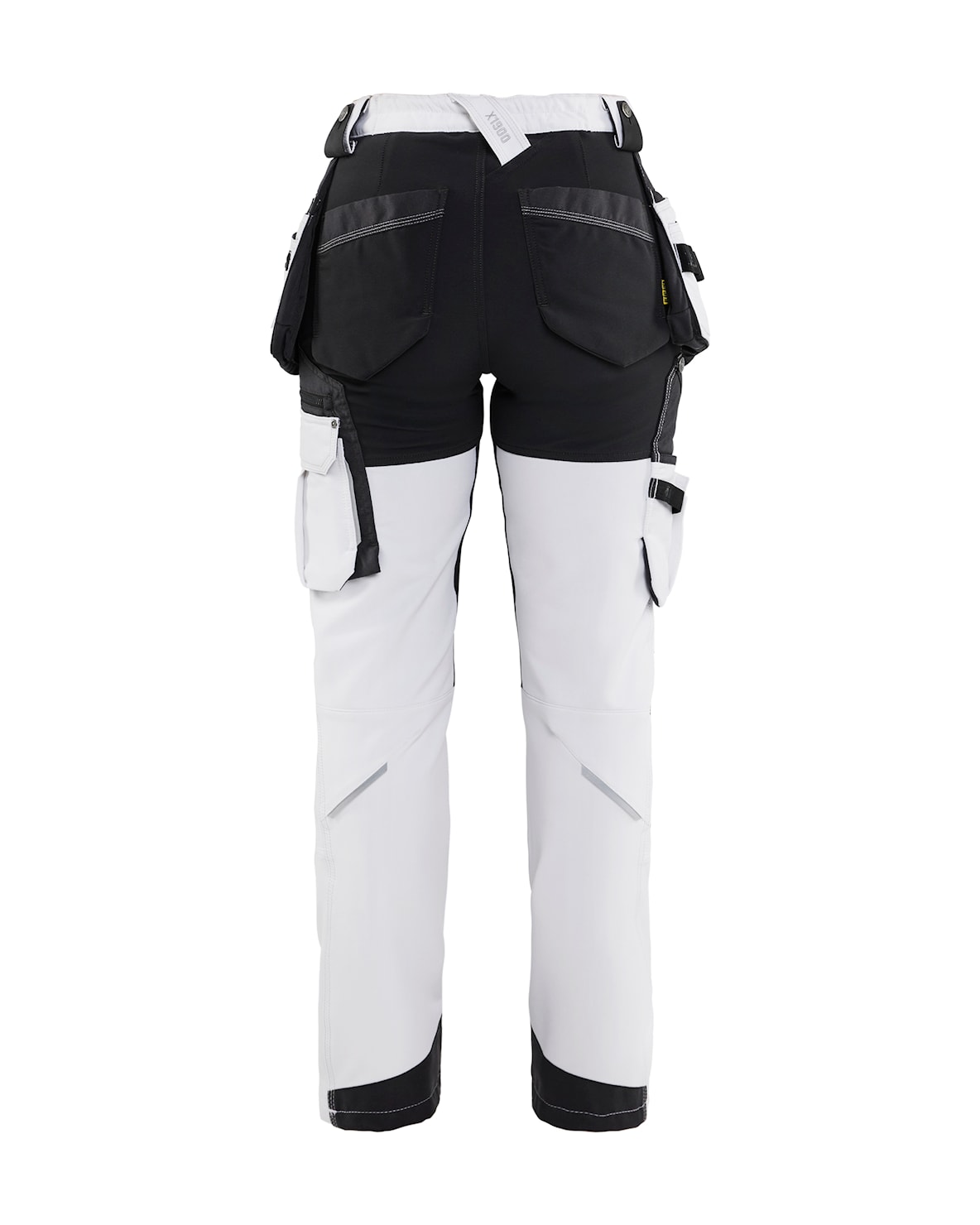 Pantalón entallado de tejido técnico color blanco