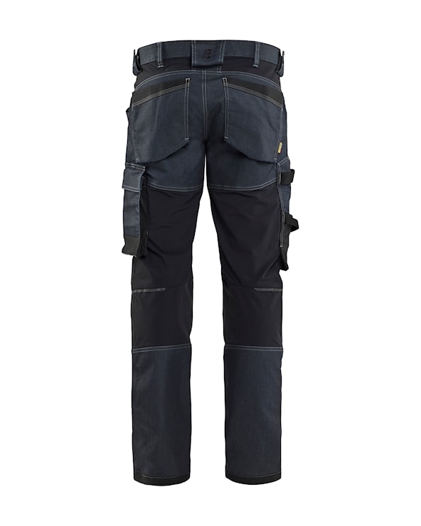 Pantalon maintenance stretch 4D Marine foncé/Noir - Blaklader - Taille 54 | Leroy Merlin
