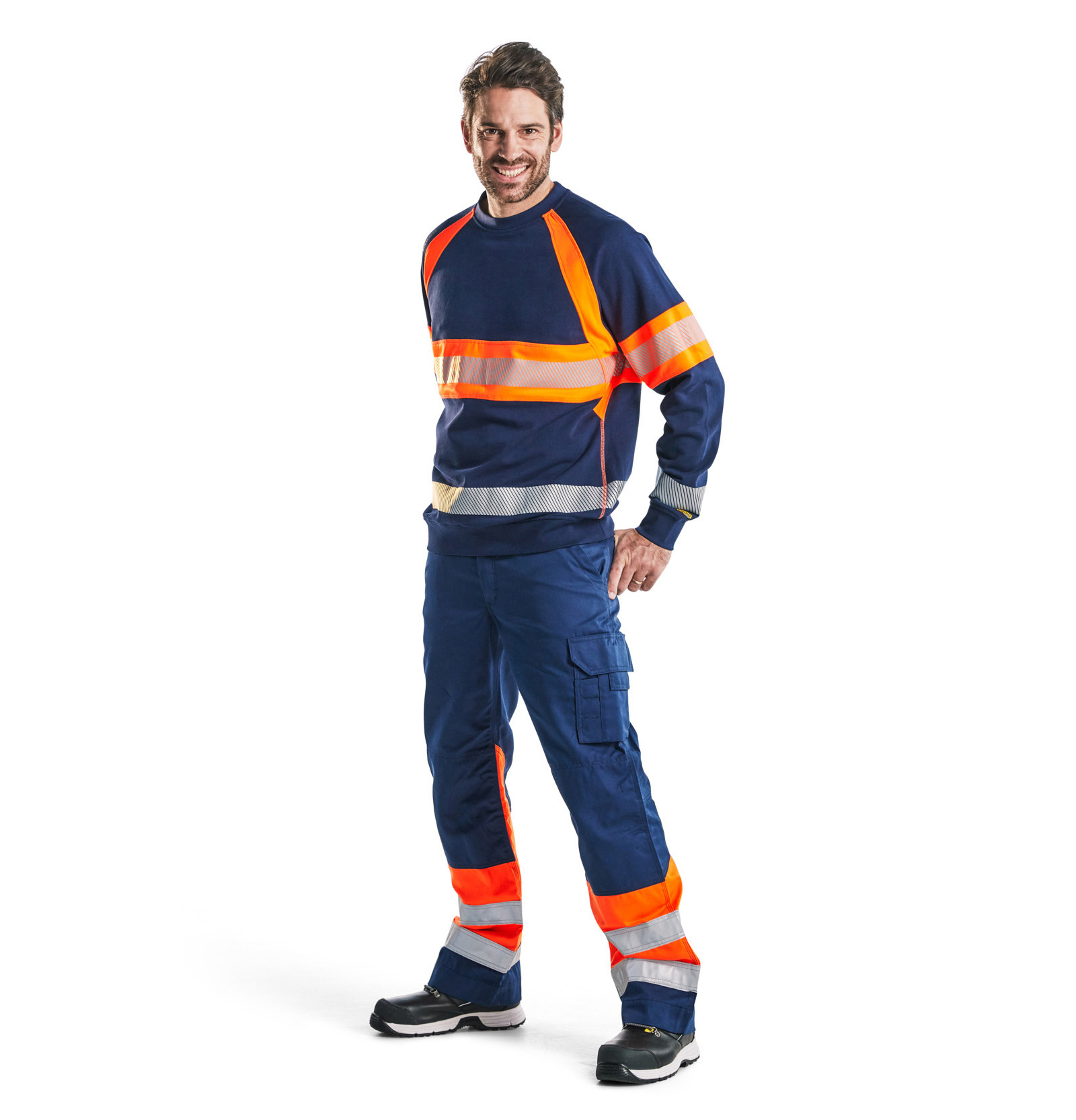Marine/Orange fluo