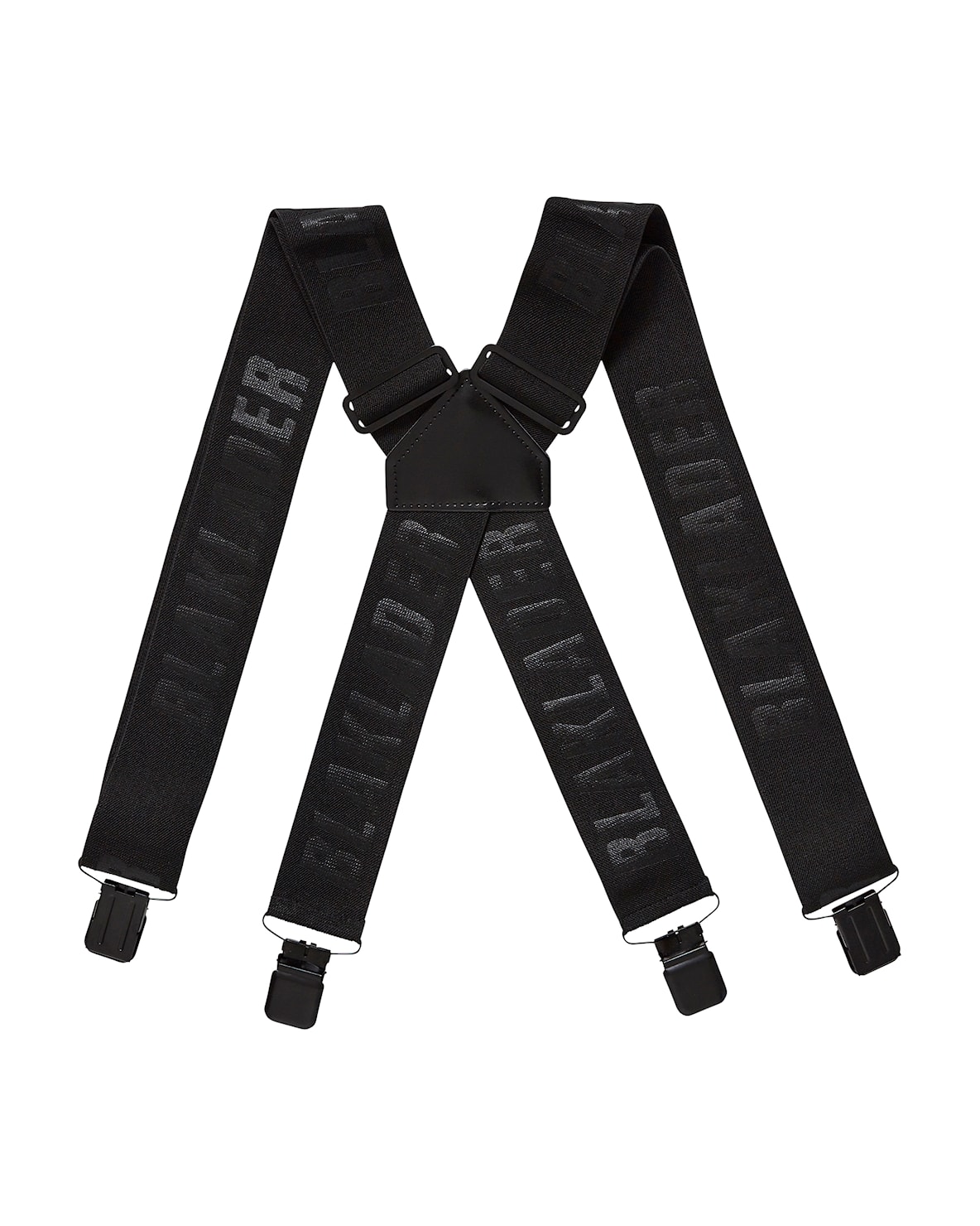 Bretelles élastiques Noires Réglables Pour Hommes - Forme X-Back, 35mm, Lourd Duty