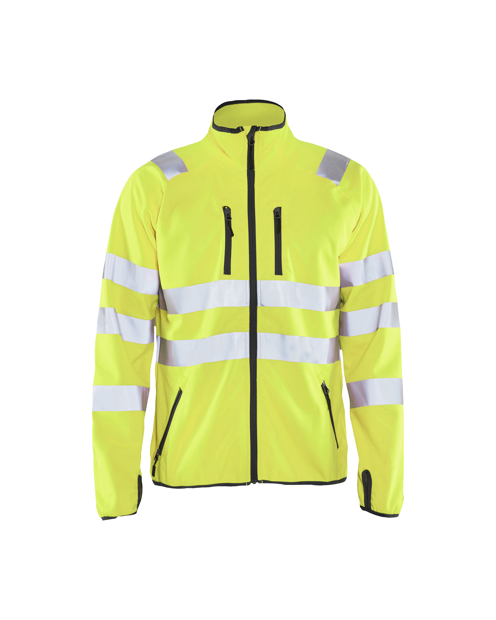 新品　BRIEFING CE BIAS LOGO JQ LS HIGHNECK Hi-Vis Softshell Jacket - Blåkläder