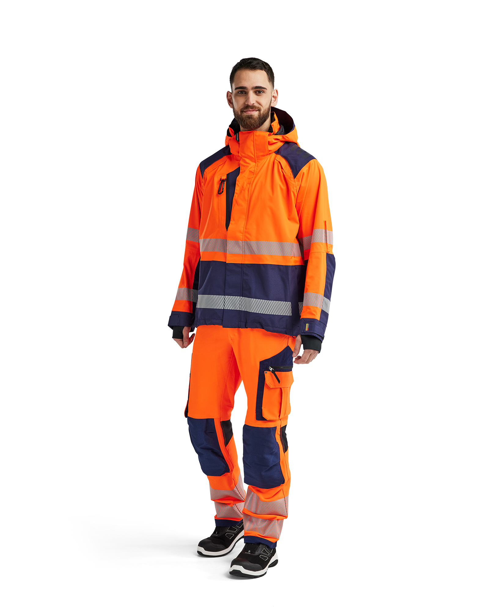 ジャケット・アウター blind leading the blind velor riders Hi-Vis Shell Jacket - Blåkläder