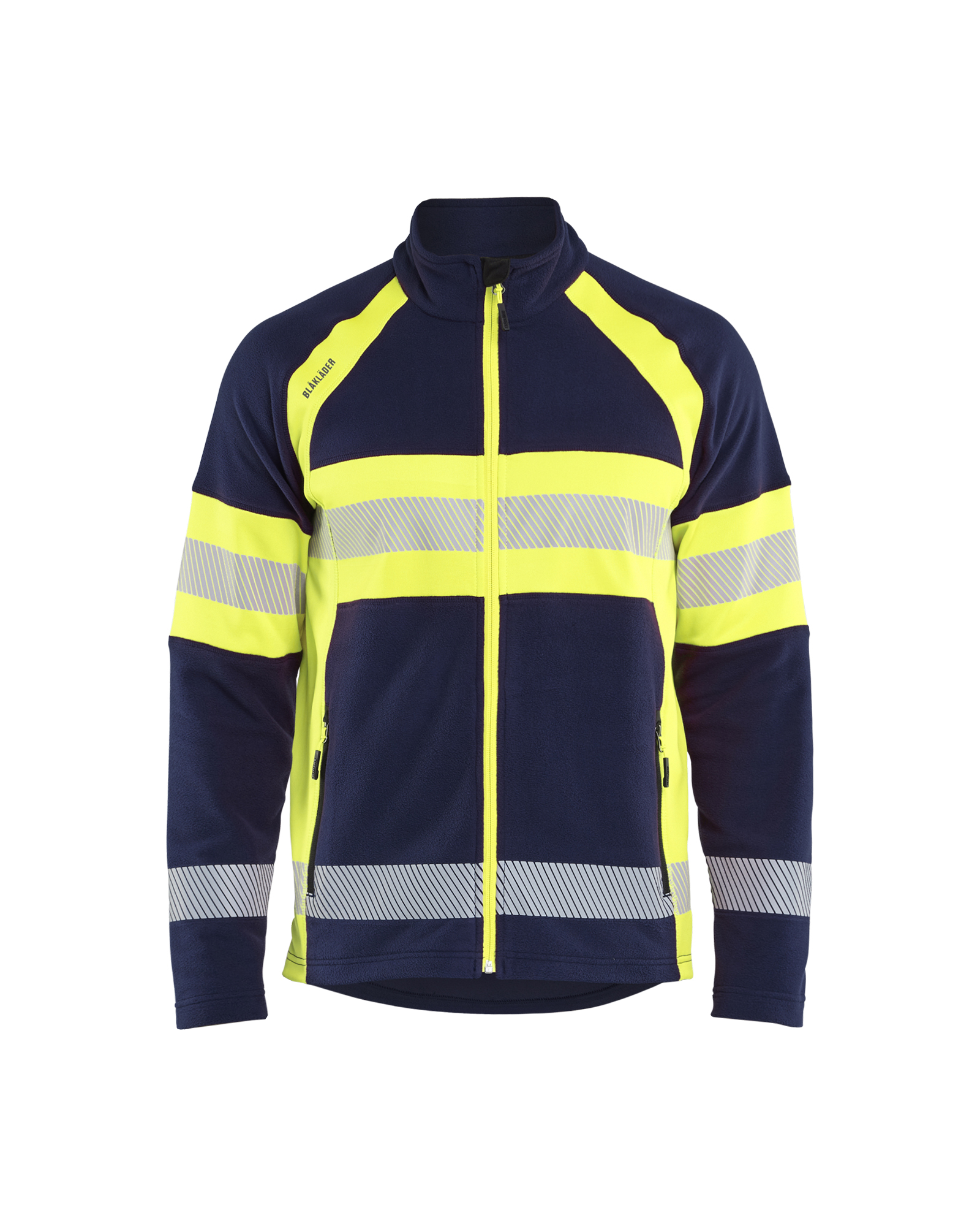 BLAKLÄDER MICROFLEECE JACKE OZEAN-BLAU/WEIß