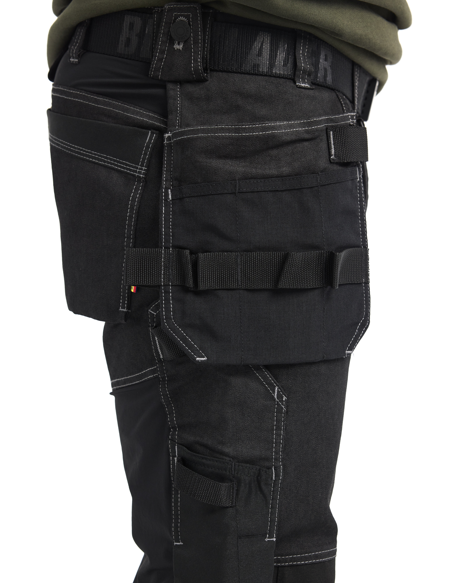Pantalon artisan denim stretch avec poches flottantes - Blåkläder