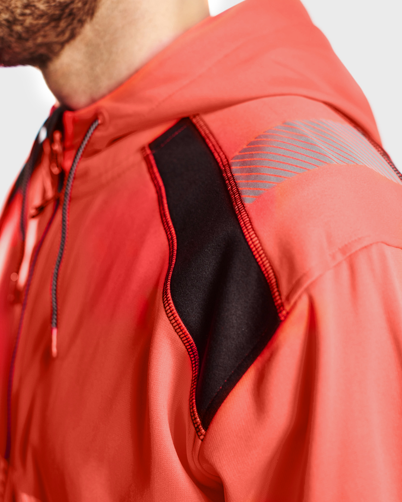 Rouge fluo/Noir