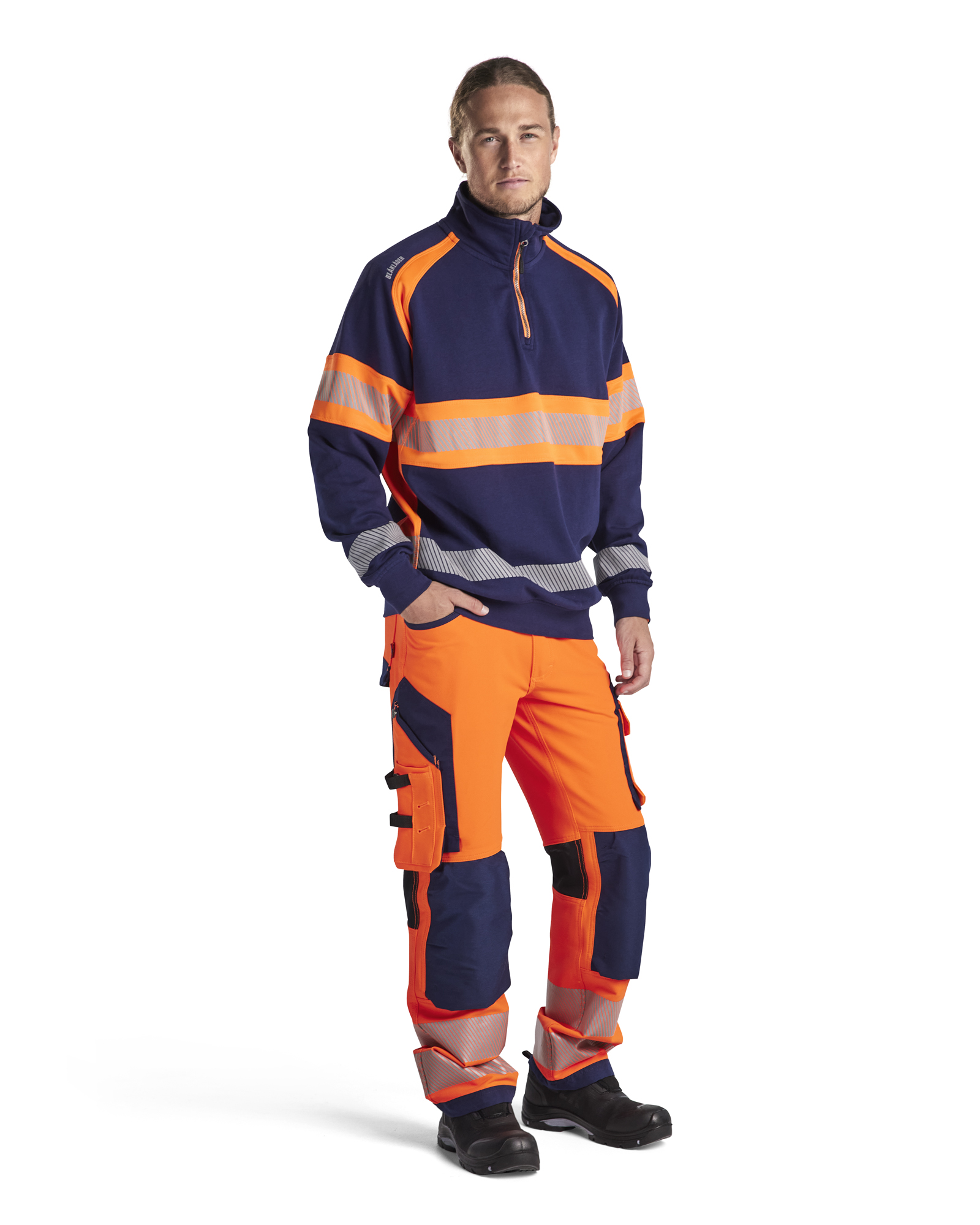 Marine/Orange fluo