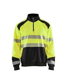 Hi-Vis sweatshirt with half zip