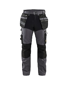 Werkbroek met stretch en gereedschapszakken