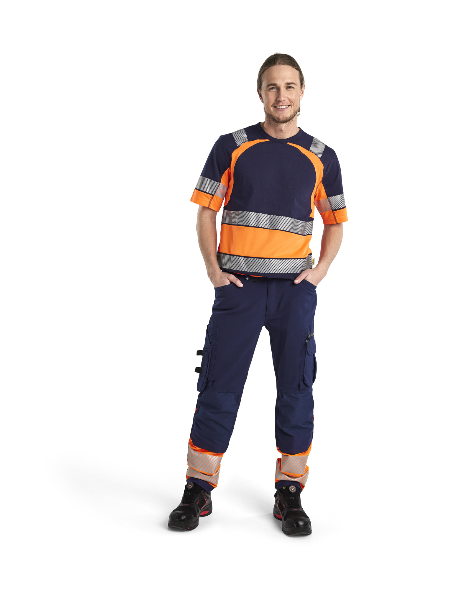 Marine/Orange fluo