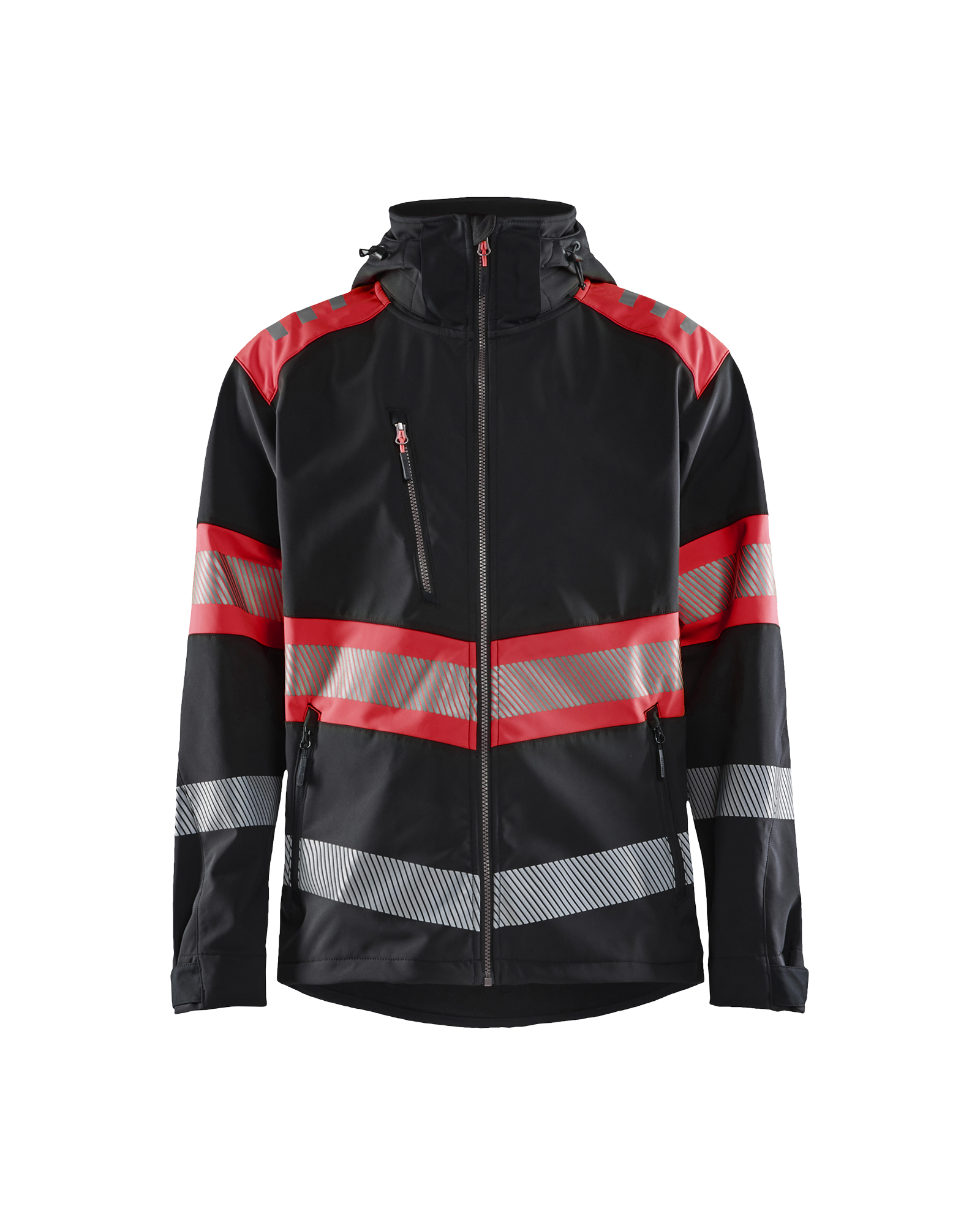 STREET-ONE Veste softshell à capuche pour femmes en Noir | STREET-ONE