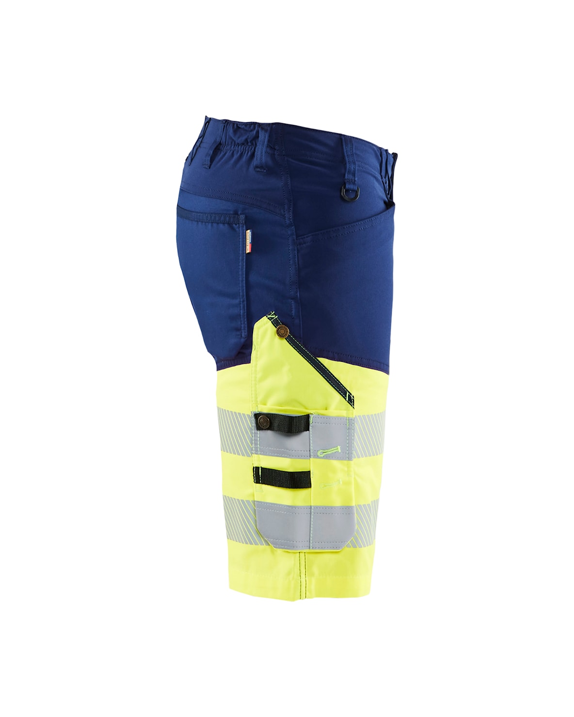 Blaklader Hi-Vis Shorts With Stretch - Black/Hi-vis Yellow