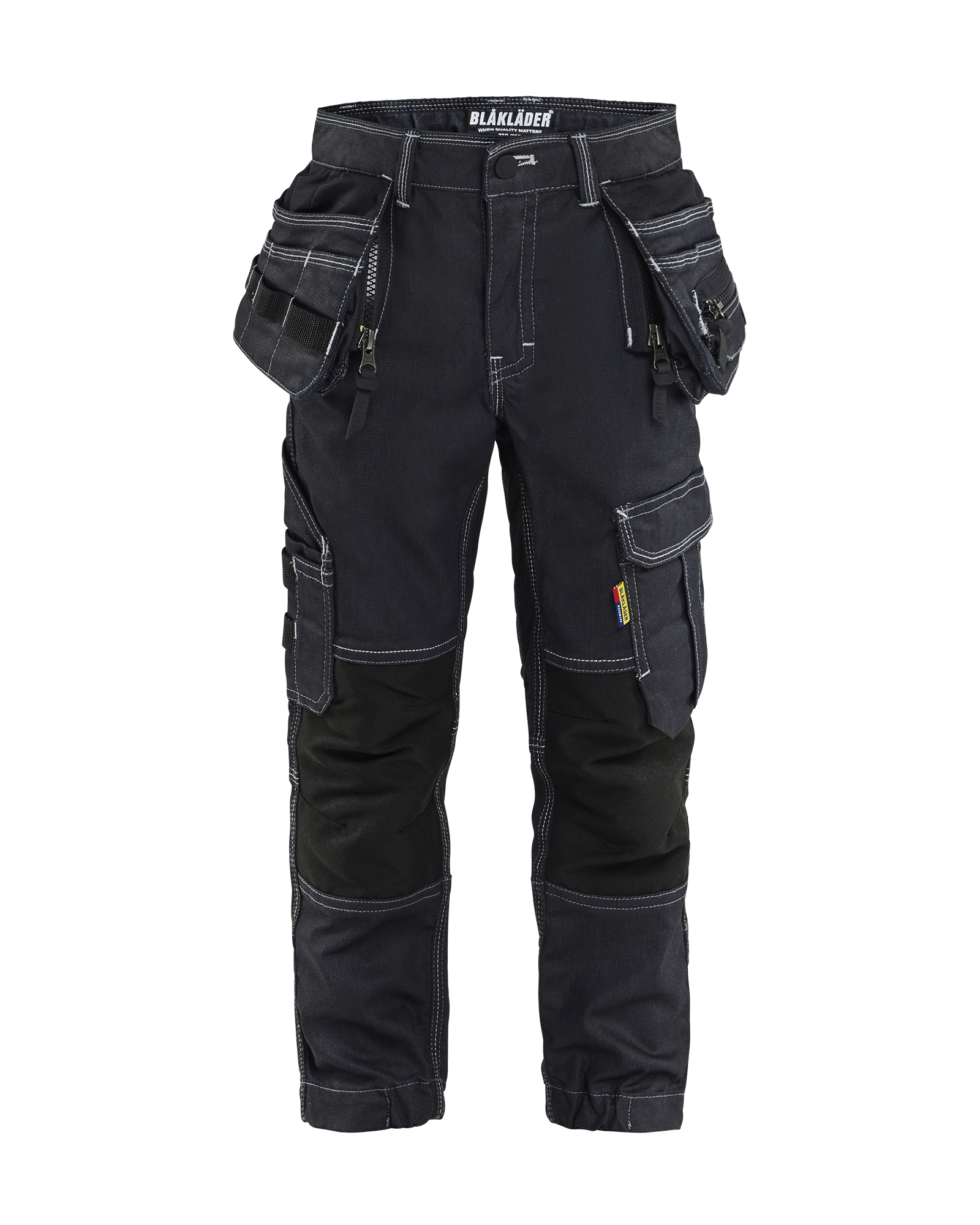 Pantalon de travail X1900 Artisan Stretch enfant - Marine/Noir image