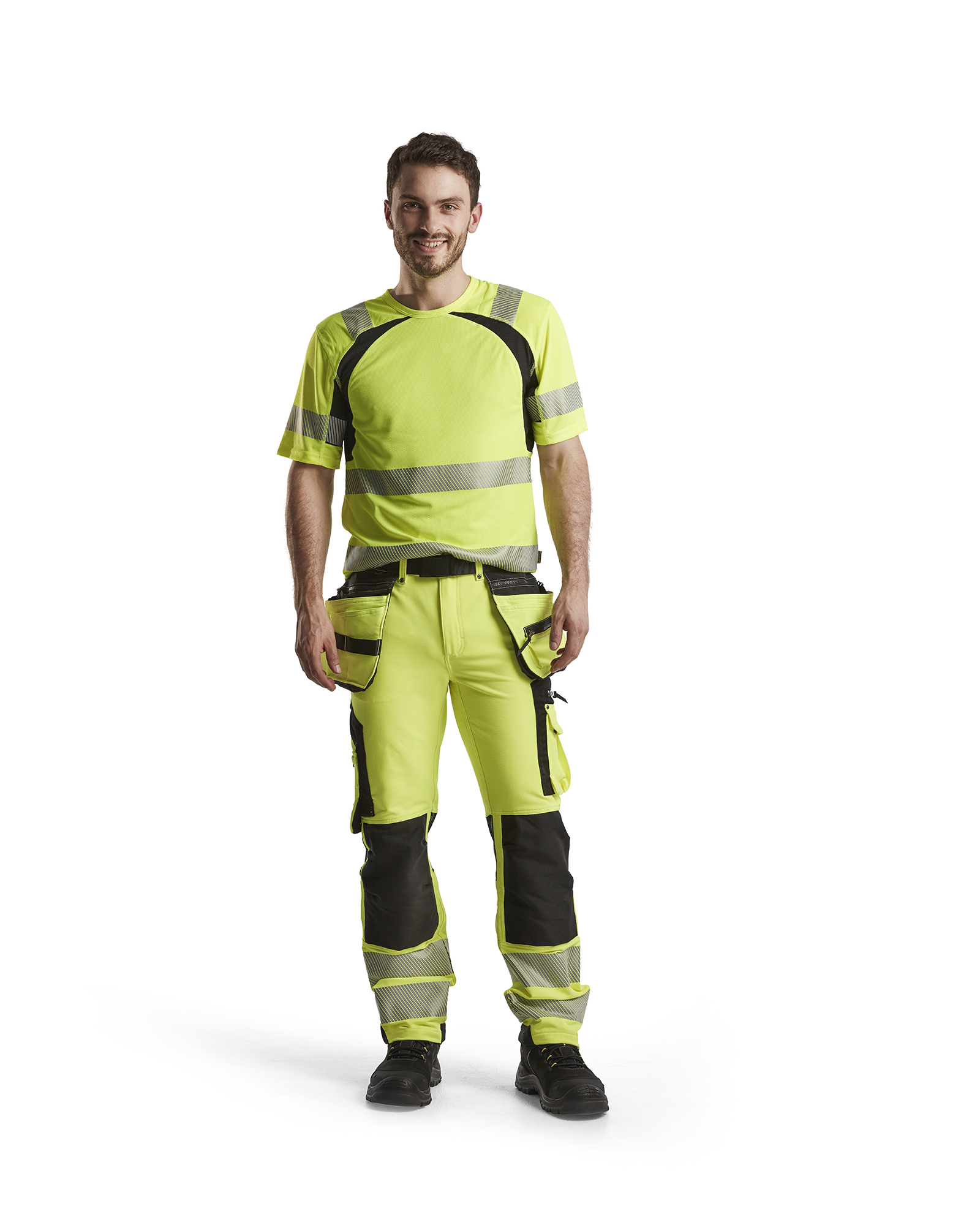 Jaune fluo/Noir