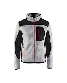 Gebreid vest met softshell