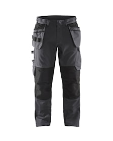 Service trousers with stretch and tool pockets