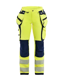 Damen High Vis Arbeitshose 4-Wege-Stretch