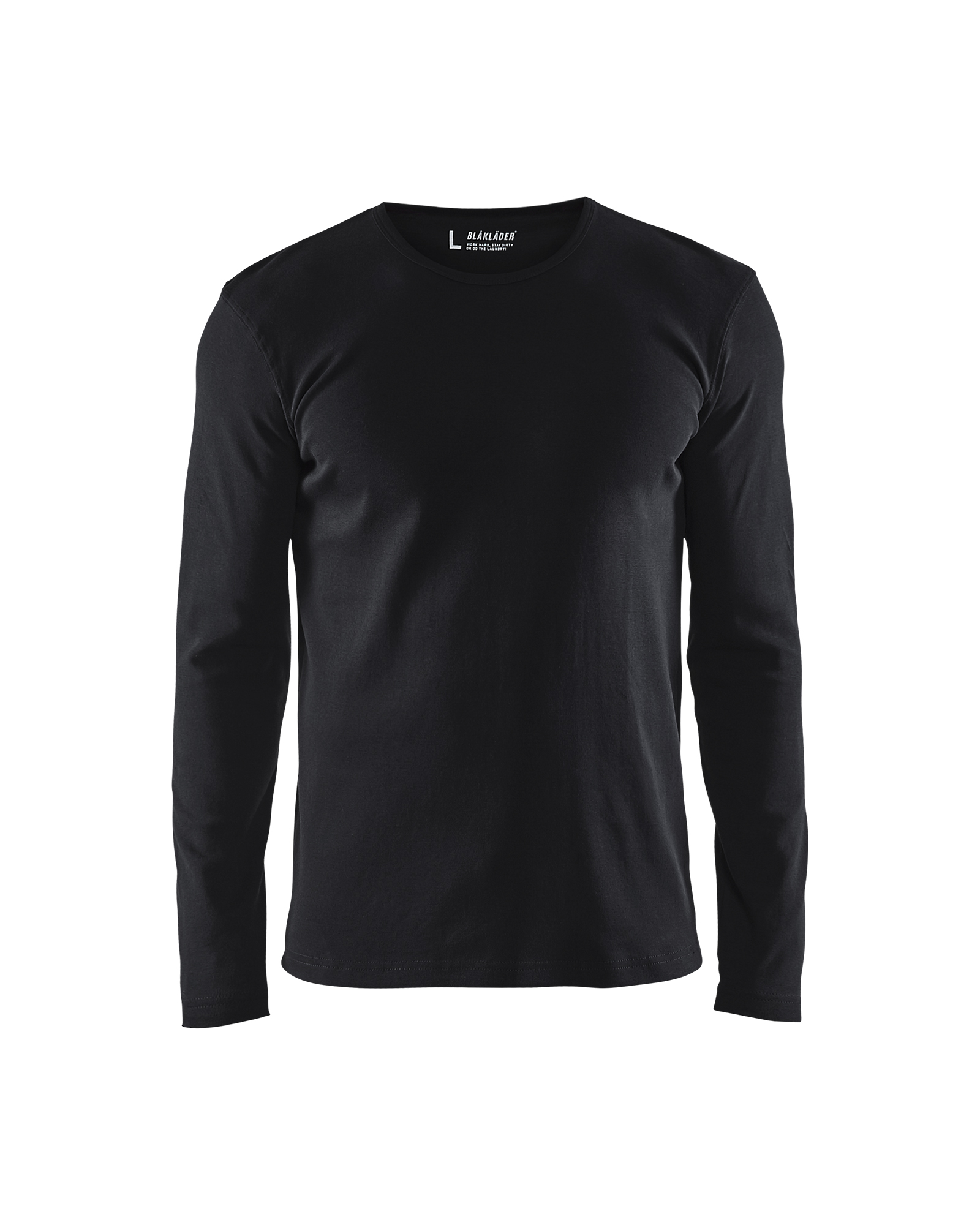 Kvalitet langermet skjorte - slim fit i svart