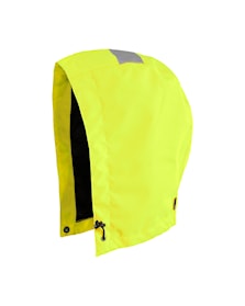 Hi-Vis helmet hood