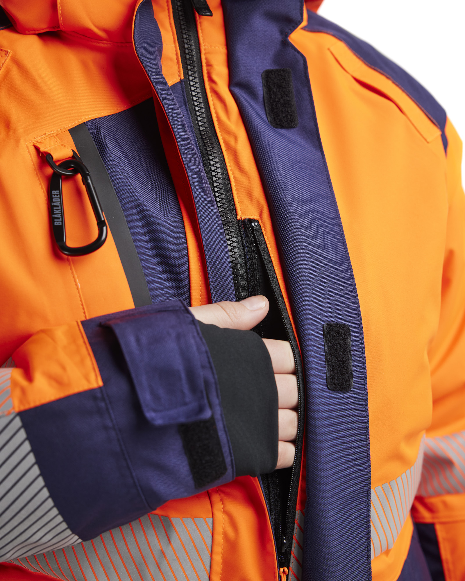 Orange fluo/Marine