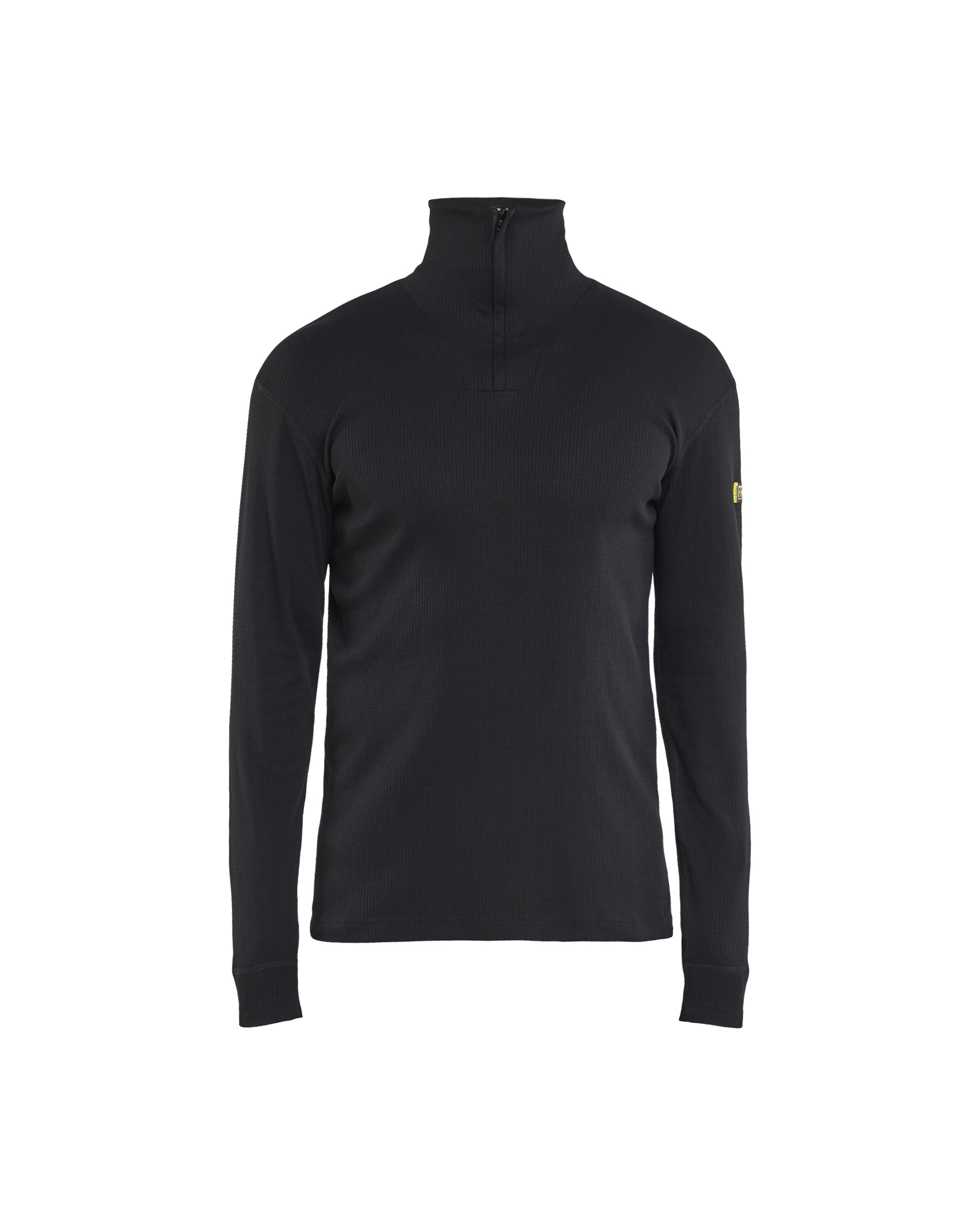 Haut de sous-vêtements col camionneur multinormes - Noir image