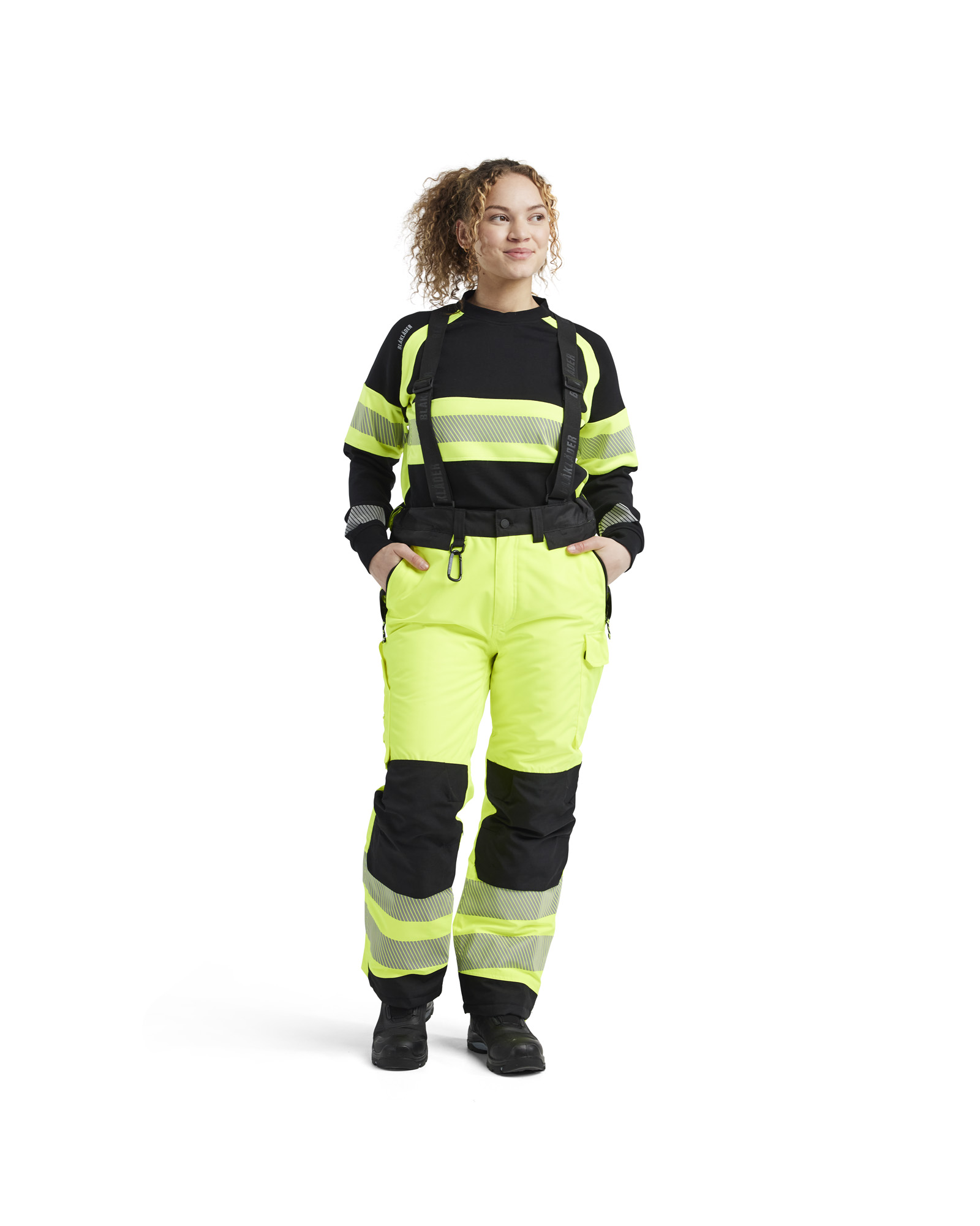 Jaune fluo/Noir