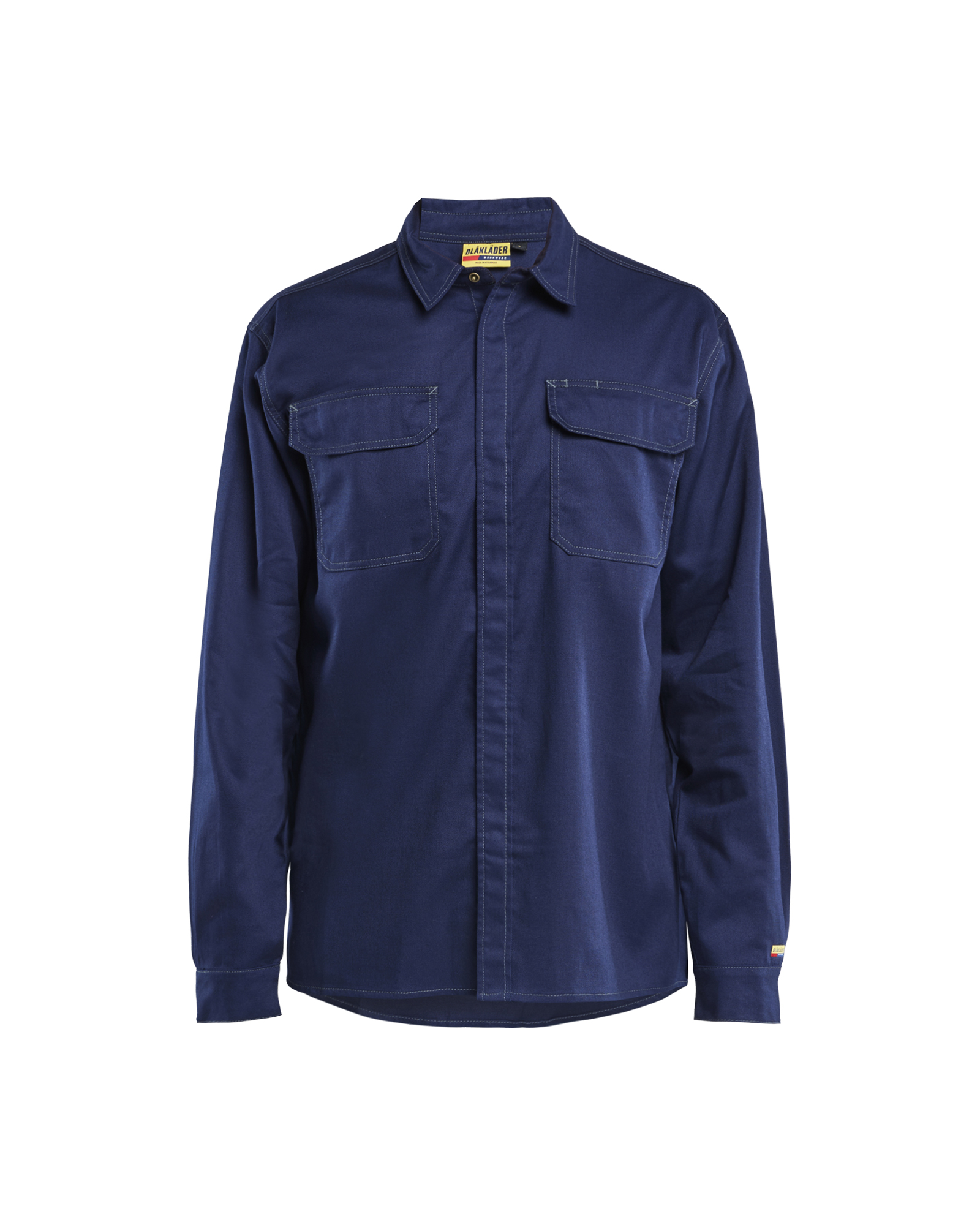 BRIEFING ネイビー シャツ Flame Resistant Snap Button Shirt - Blåkläder