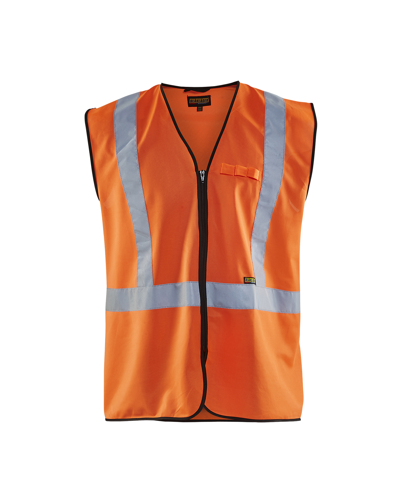 Gilet zipp?� sans manches haute-visibilit?� - Bl?�kl?�der