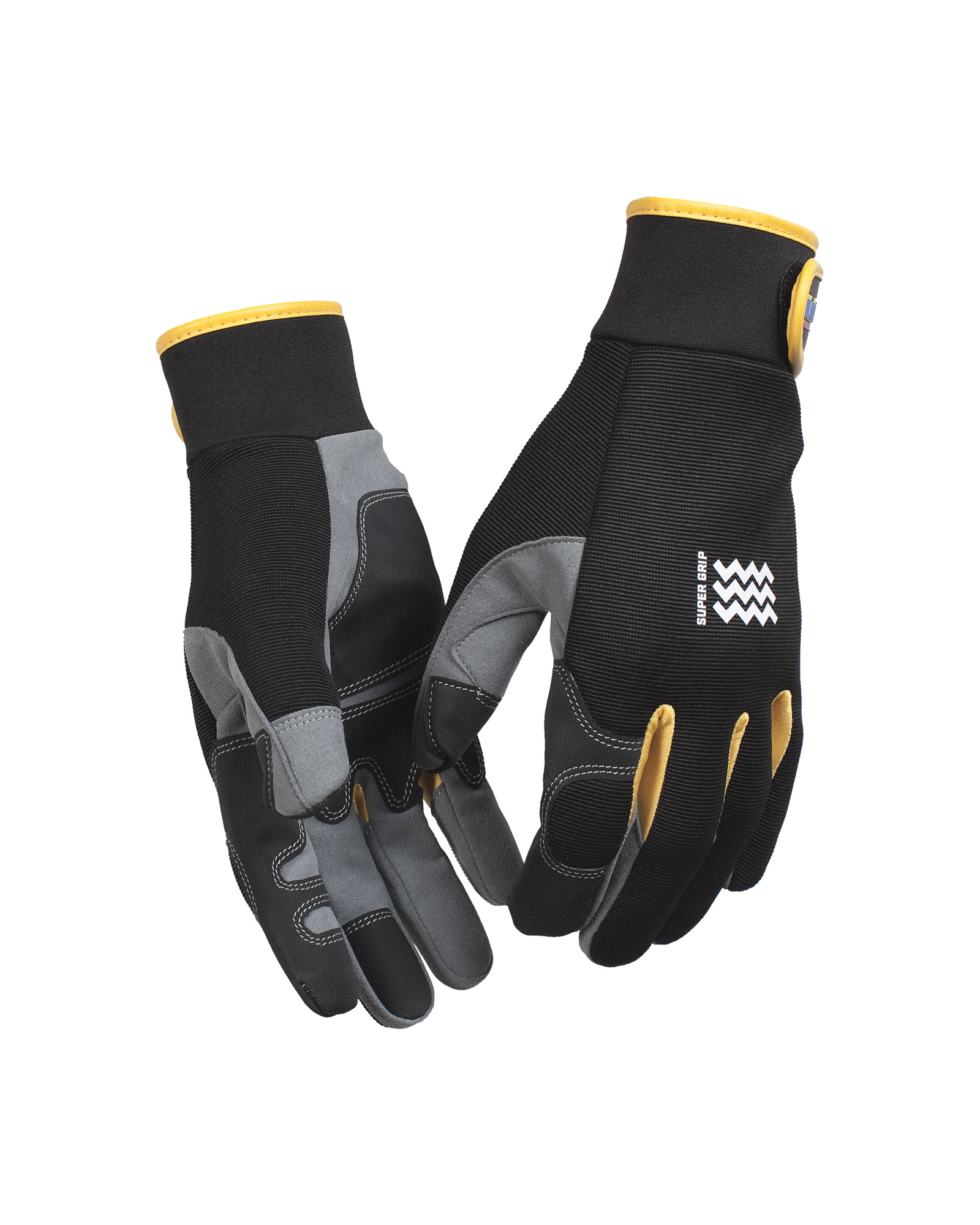ISSA GUANTI MOD. 07284 IN POLIESTERE E POLIURETANO COLORE NERO TG10