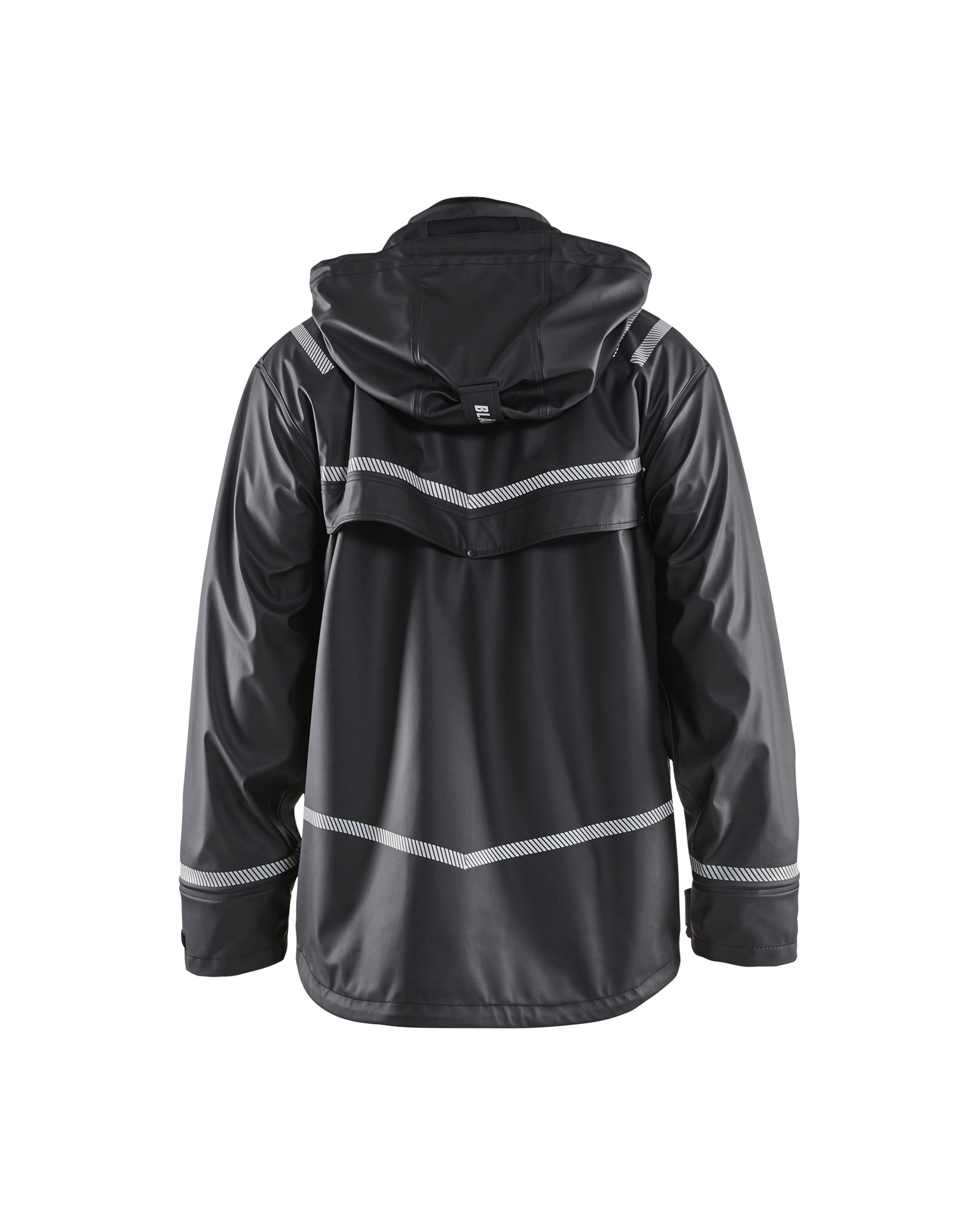 Hooded Rain Jacket with Reflective Details - Blåkläder