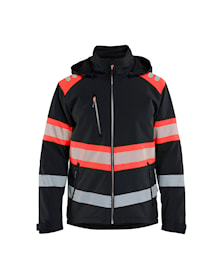 Softshelljakke vinter high vis letforet
