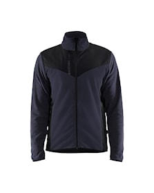 Gebreid vest met softshell