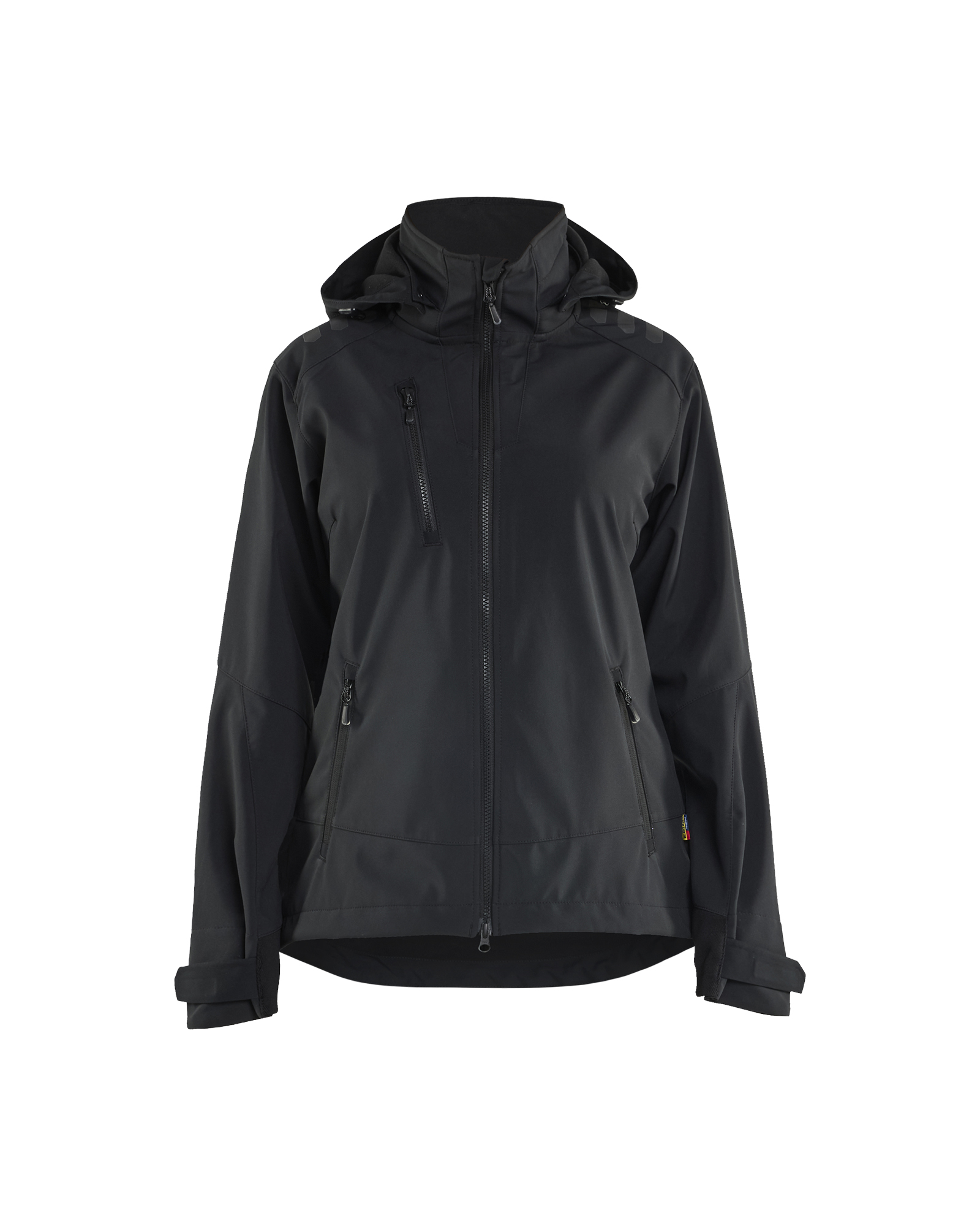Veste de travail Softshell stretch 2D femme feMyanMare - Noir image