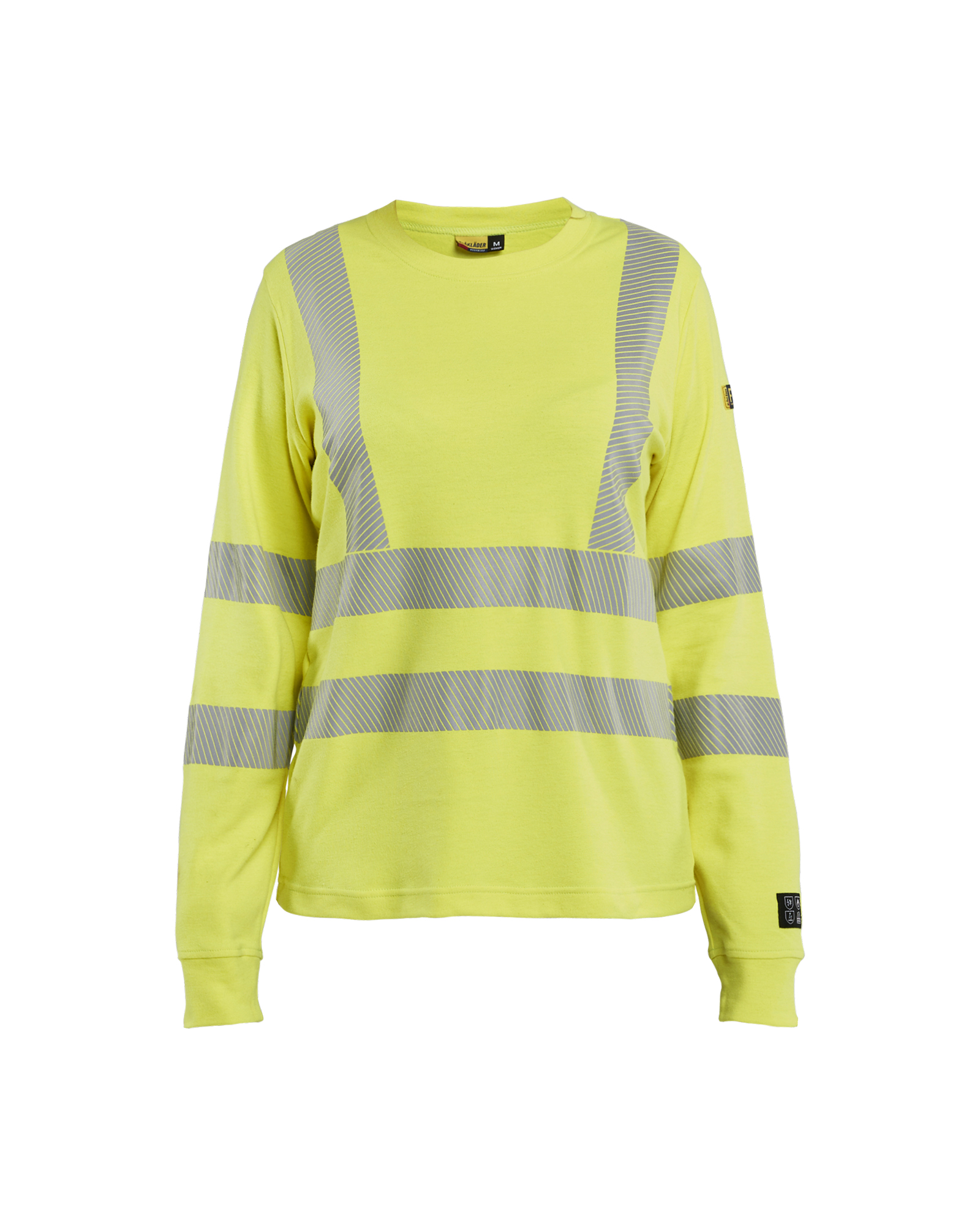 T-shirt de travail manches longues multinormes femme feMyanMare - Jaune fluo image