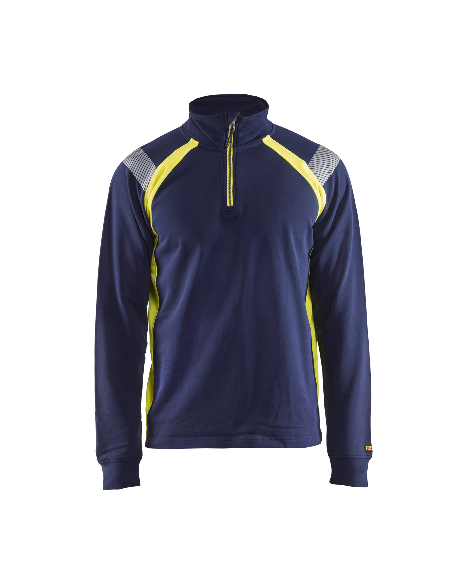 BLANG　 Sweatshirt with half zip - Blåkläder