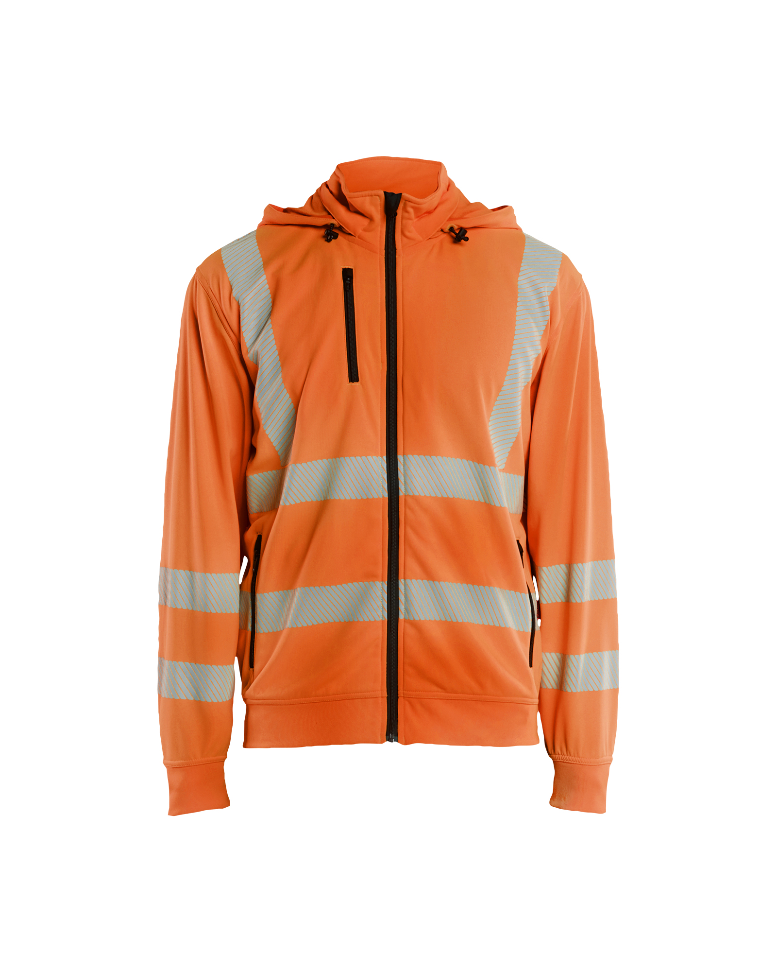Sweat de travail zippé à capuche détachable haute-visibilité 3573 image