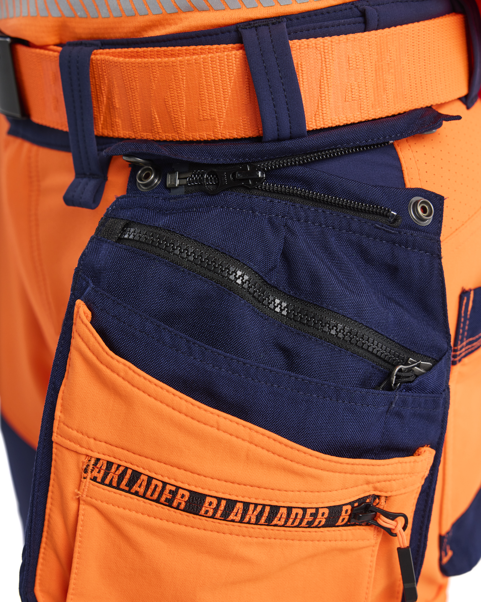 Orange fluo/Marine