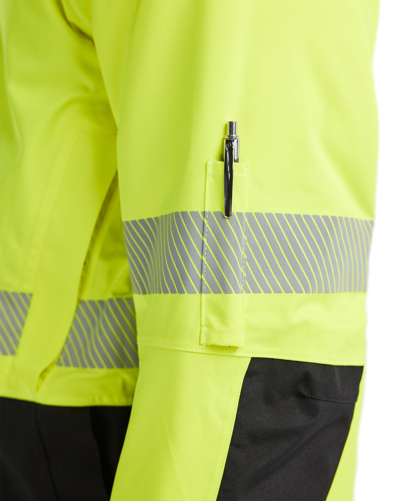 Parka hiver haute-visibilité Jaune